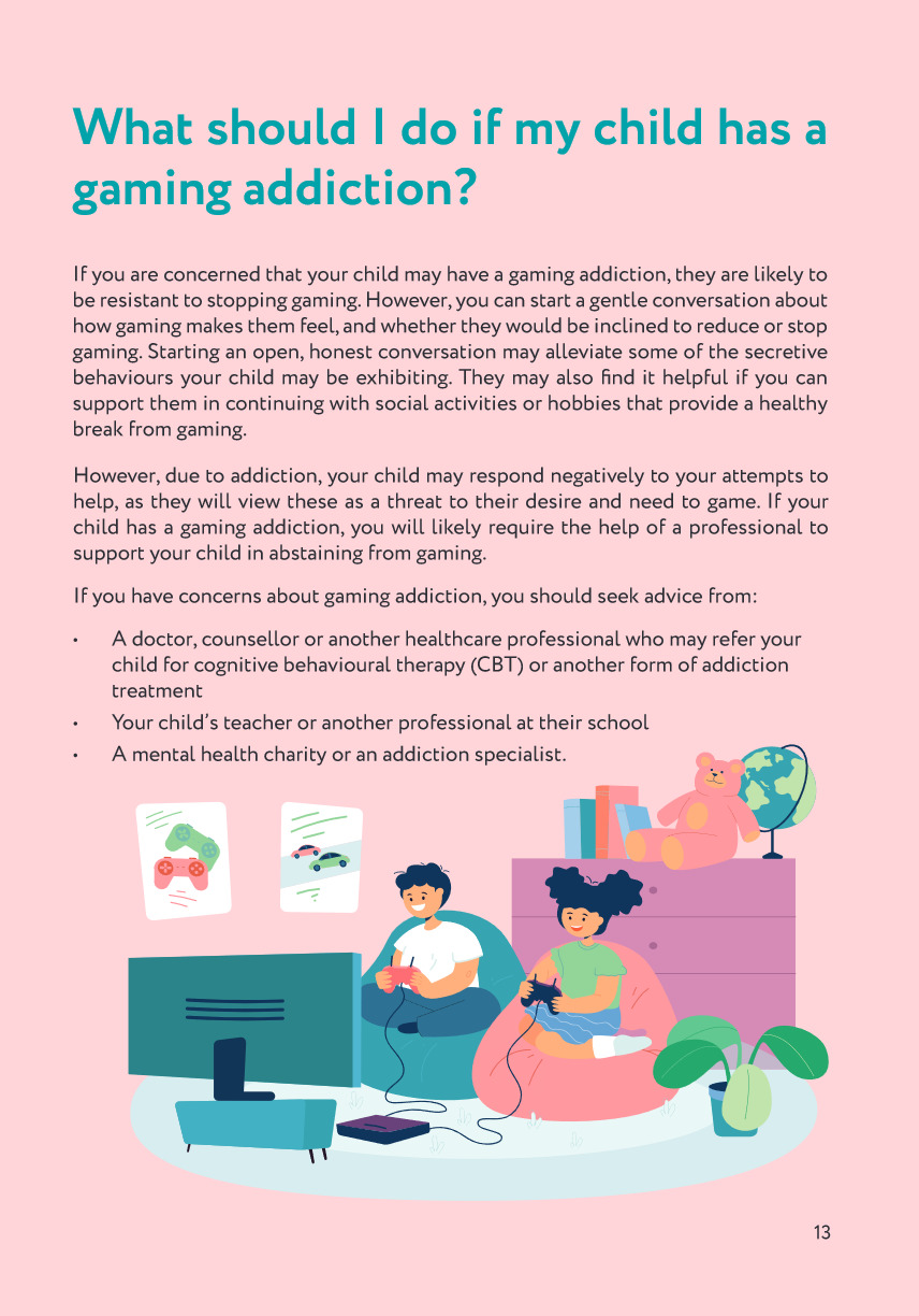 Coping with Gaming Addiction, page 13 of 16